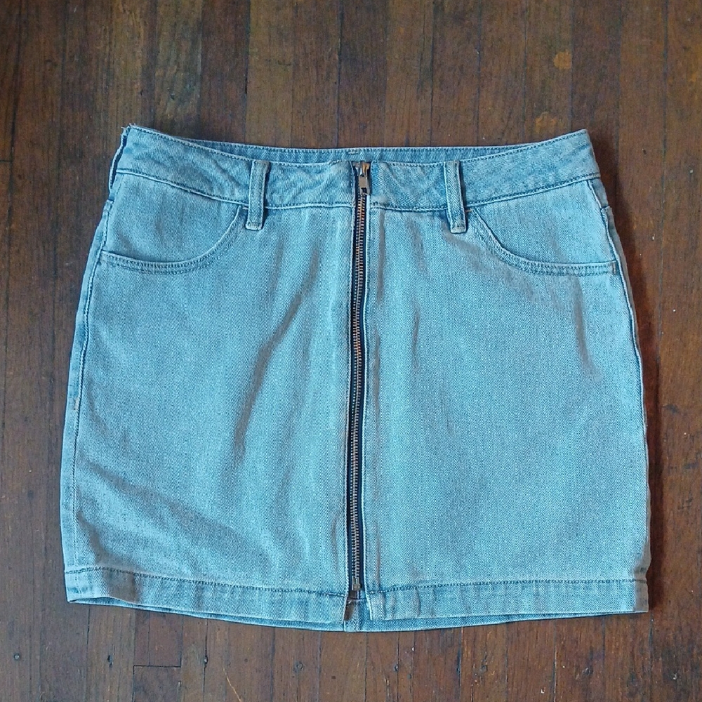 Kendall & Kylie Light Blue Denim Mini Skirt